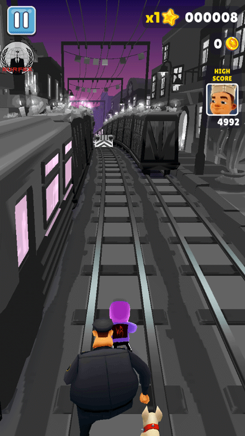 地铁跑酷钥匙金币定制版本