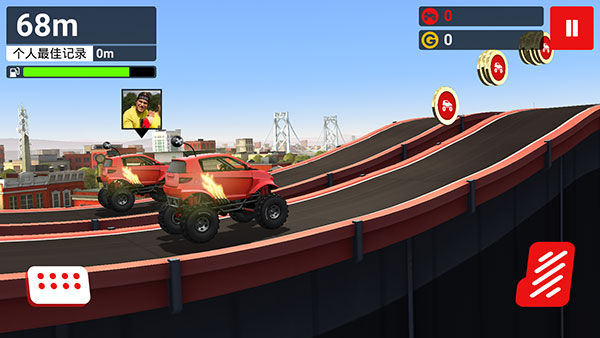 哥们向前冲赛车游戏