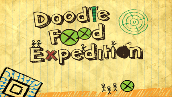 涂鸦食物的短程旅行