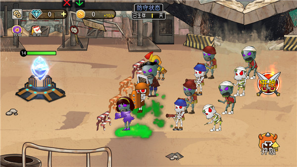 火柴人打僵尸游戏