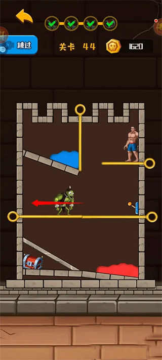 救救裤衩哥44关攻略