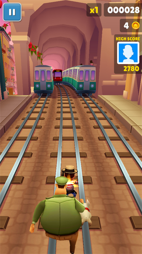 地铁跑酷盲跑版本