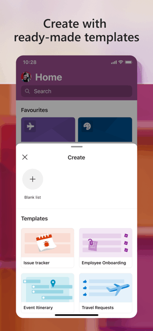 microsoft lists app