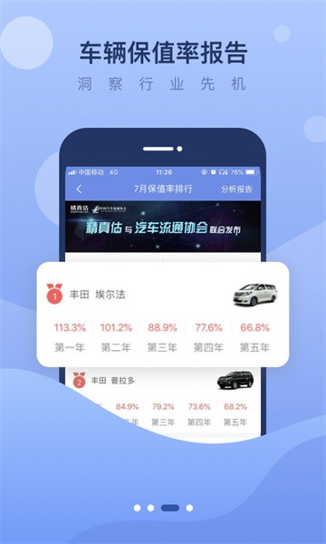 精真估二手车评估app