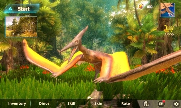 翼龙模拟器无限金币版(Pteranodon Simulator) 翼龙模拟器中文版
