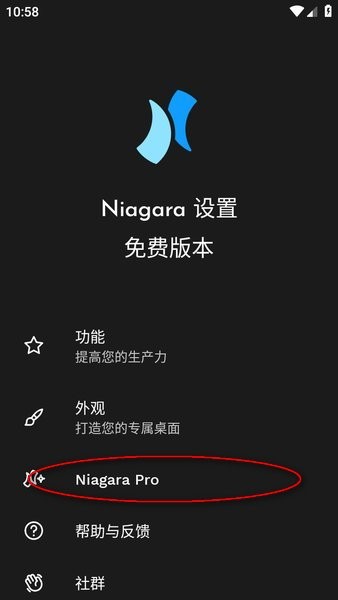 niagara launcher