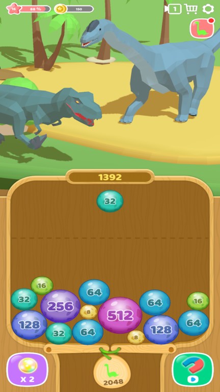 恐龙2048手游