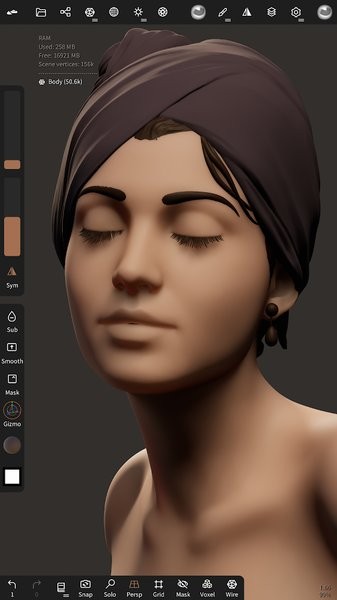 nomad sculpt 3d雕刻建模 nomad sculpt中文版