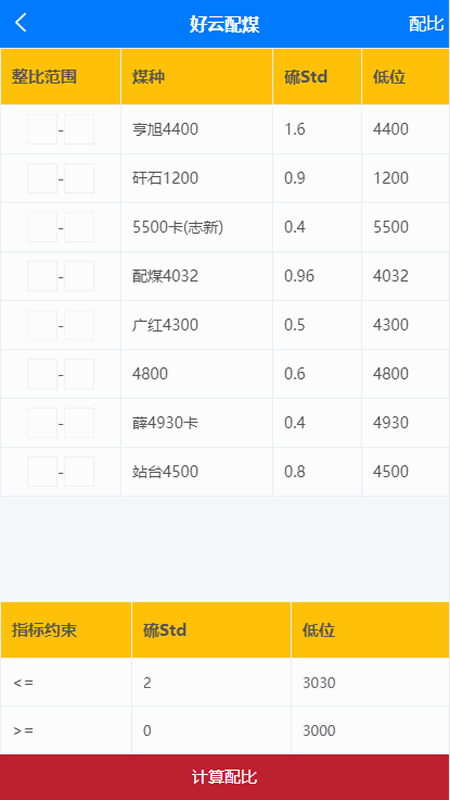 好云配煤手机版