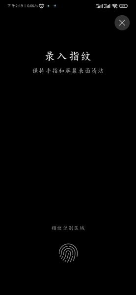 in display指纹软件