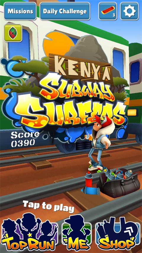 地铁跑酷肯尼亚版最新版下载