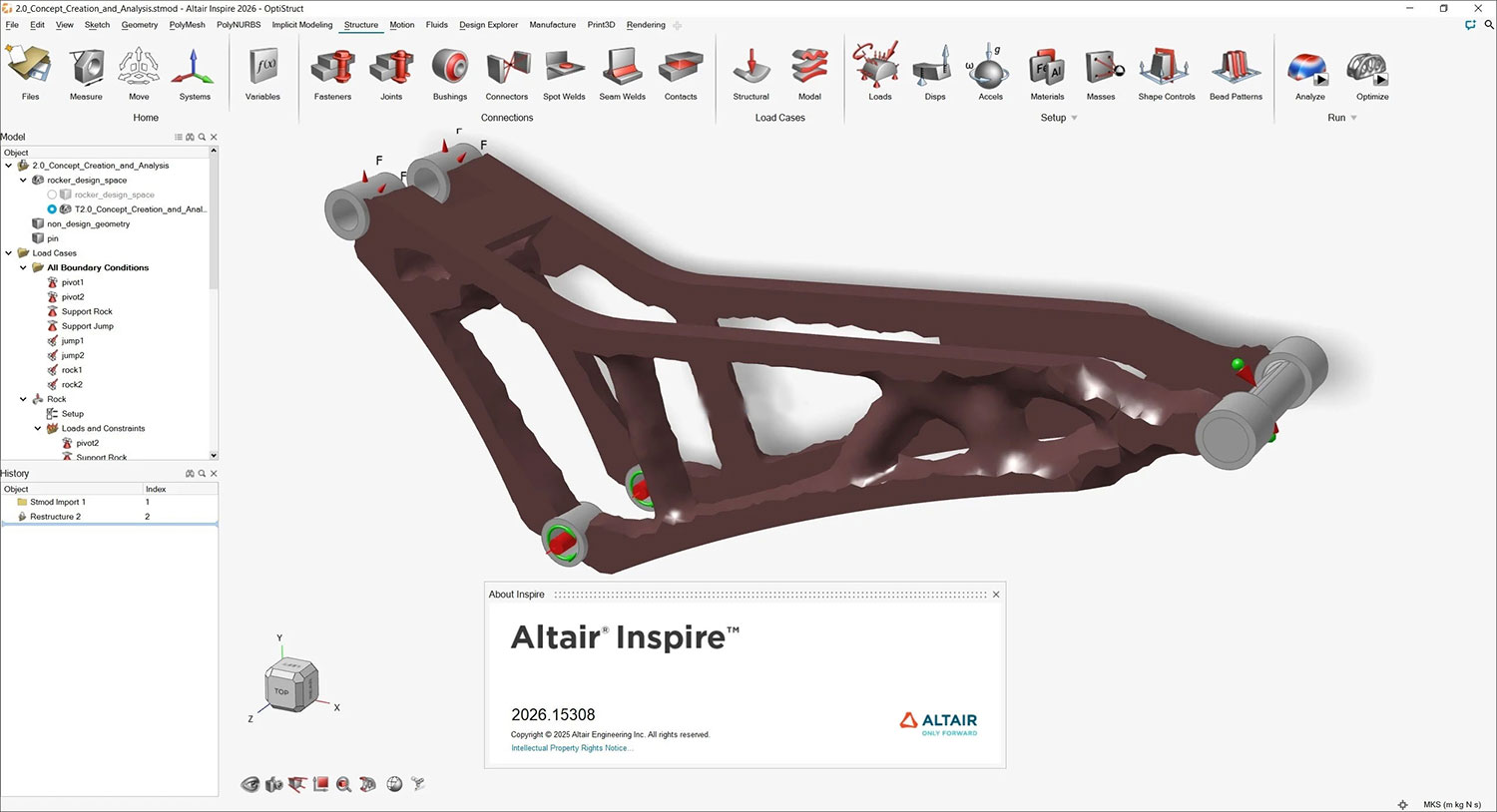 仿真驱动设计‌软件Altair Inspire 2026