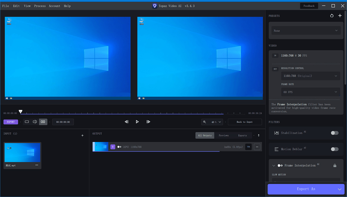 视频修复软件topaz video ai