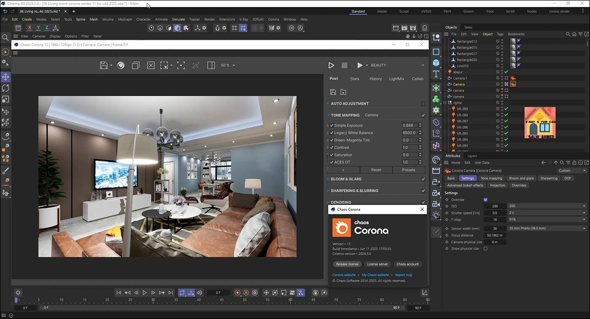 3ds max实时交互渲染器Corona Renderer for 3ds Max 2016-2026