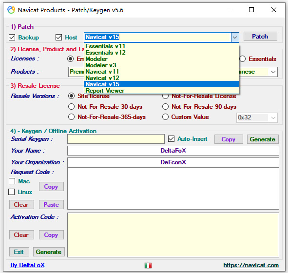 Navicat全系列注册机