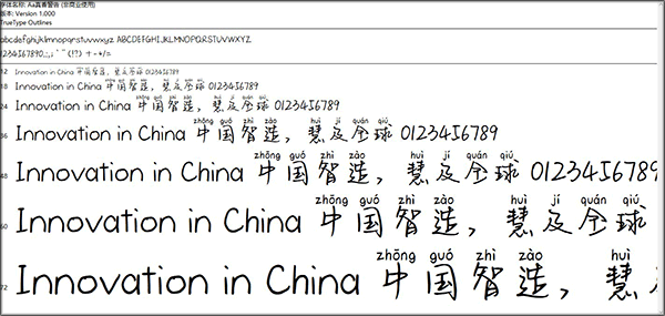 Aa真香警告字体