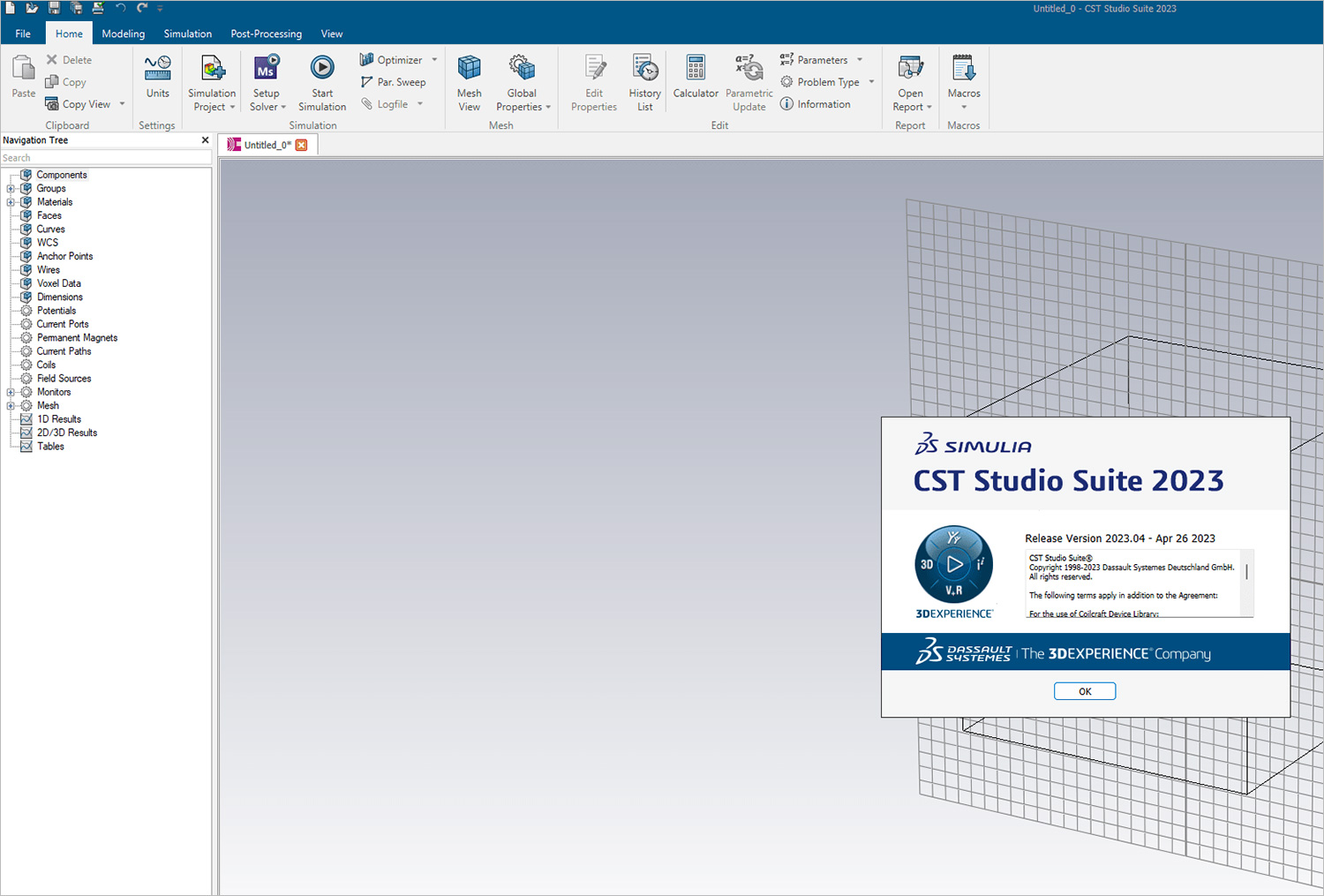 ds simulia cst studio suite 2023 sp4