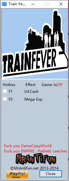 狂热火车游戏修改器下载