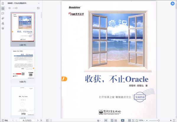 收获不止oracle电子版