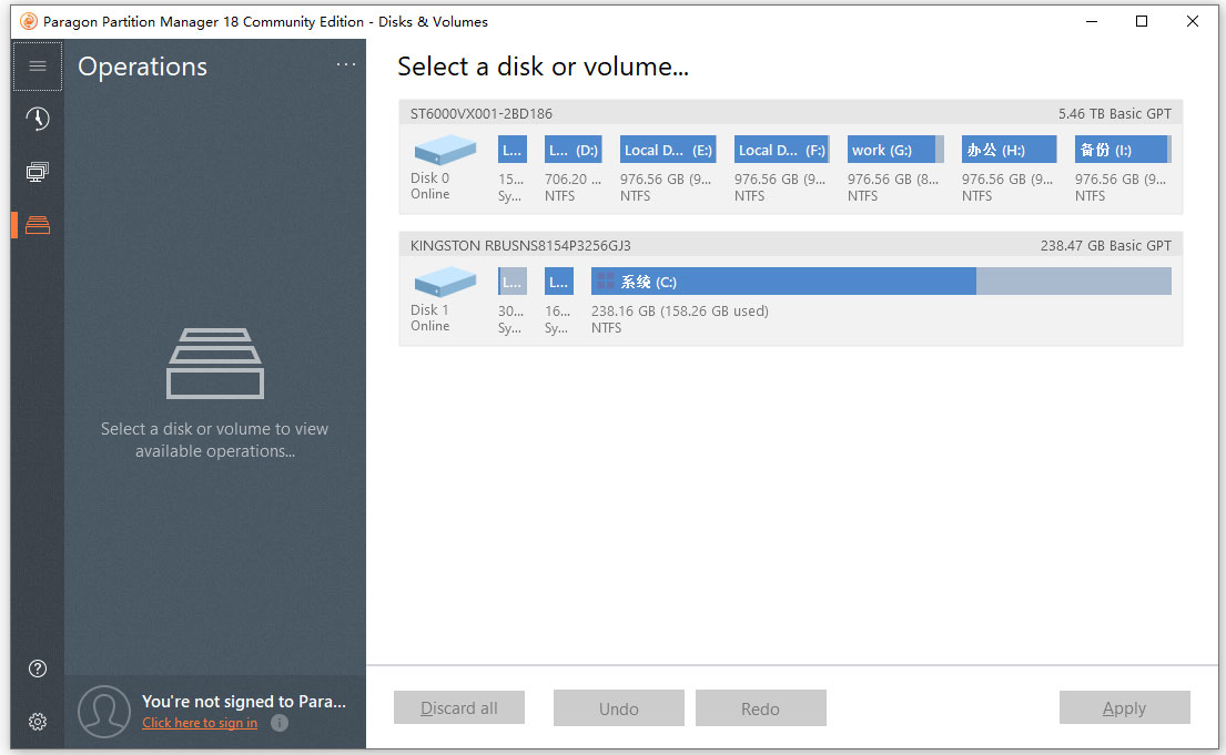 paragon partition manager 18免费版