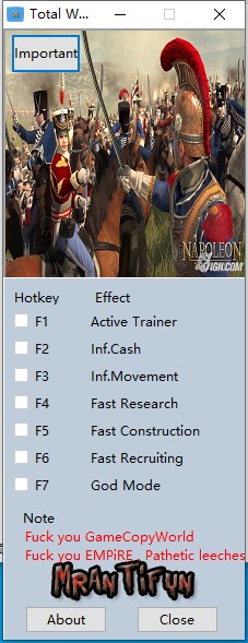 拿破仑全面战争修改器