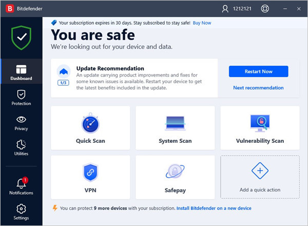 bitdefender antivirus free