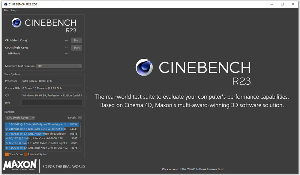 cinebenchr23绿色免安装版