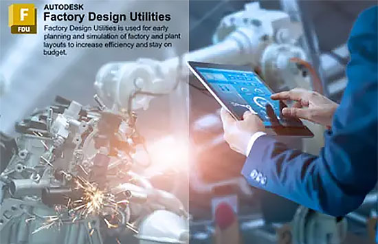 工厂车间布局设计软件Factory Design Utilities 2027