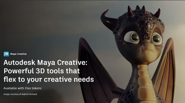 3D动画建模与渲染软件Maya Creative 2027