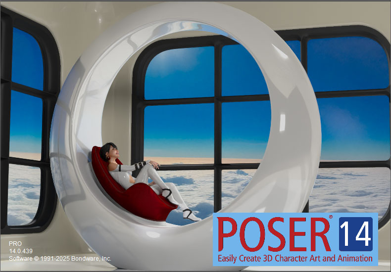 三维人体动画渲染软件Bondware Poser Pro 14